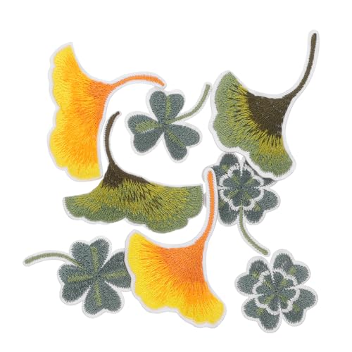 HEALSOPTHY 8 Stück Teiliges Set Selbstklebende Stoffaufnäher Gradient Ginkgo und Vierblättriges Kleeblatt Bestickte Patches für Kleidung Taschen Schuhe Einfaches Aufbügeln und Dekorieren HEALSOPTHY 8 Stück Teiliges Set Selbstklebende Stoffaufnäher Gradient Ginkgo und Vierblättriges Kleeblatt Bestickte Patches für Kleidung Taschen Schuhe Einfaches Aufbügeln und Dekorieren von HEALSOPTHY