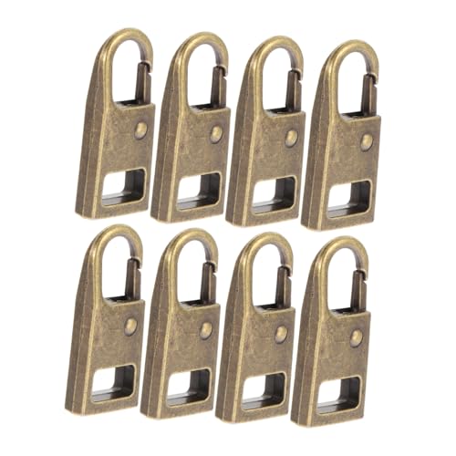 HEALSOPTHY 8 Stück Teiliges Zipper Metall Ersatz Reißverschlussköpfe Abnehmbar DIY Zipper Puller Reparatur für Kleidung Jacken Praktische Langlebige Reißverschlusszubehör HEALSOPTHY 8 Stück Teiliges Zipper Metall Ersatz Reißverschlussköpfe Abnehmbar DIY Zipper Puller Reparatur für Kleidung Jacken Praktische Langlebige Reißverschlusszubehör von HEALSOPTHY