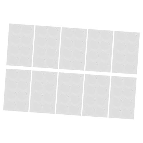 HEALSOPTHY 80Stücke Transparente Tischplatten Stoßstangen Abstandshalter rutschfeste Pads für Glastische Möbelgriffe Stopper für Schränke Vielseitig Einsetzbar Stabiler Halt von HEALSOPTHY