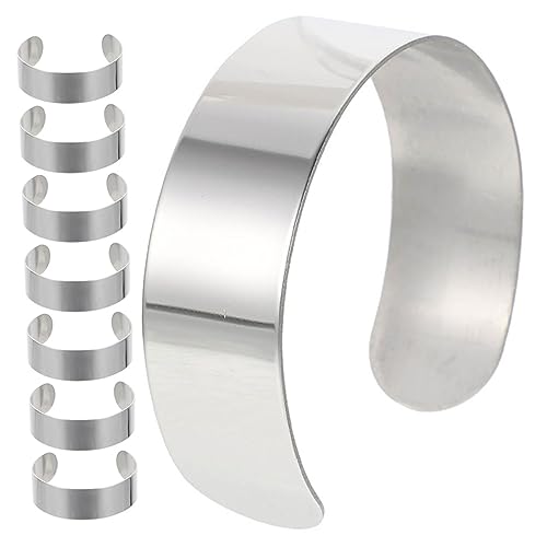 HEALSOPTHY 8Stücke Teiliges Armband Blanks Verstellbare DIY Manschetten für Schmuckherstellung Glänzende und Langlebige Rohlinge für Bastelprojekte HEALSOPTHY 8Stücke Teiliges Armband Blanks Verstellbare DIY Manschetten für Schmuckherstellung Glänzende und Langlebige Rohlinge für Bastelprojekte von HEALSOPTHY