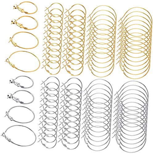 HEALSOPTHY 96 Stück Teiliges Ohrringe Niedrig Allergischem Große Runde Creolen Schmuckzubehör für DIY Ohrschmuck für Besondere Anlässe und Alltag HEALSOPTHY 96 Stück Teiliges Ohrringe Niedrig Allergischem Große Runde Creolen Schmuckzubehör für DIY Ohrschmuck für Besondere Anlässe und Alltag von HEALSOPTHY