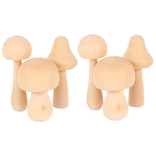 HEALSOPTHY 9Stücke Teiliges Holzspielzeug Pilzform für Unfertige Holzfiguren Basteln DIY Bastelmaterial für Projekte und Pädagogische Spiele für Jungen HEALSOPTHY 9Stücke Teiliges Holzspielzeug Pilzform für Unfertige Holzfiguren Basteln DIY Bastelmaterial für Projekte und Pädagogische Spiele für Jungen von HEALSOPTHY