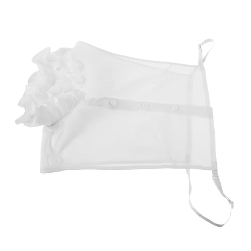 HEALSOPTHY Abnehmbarer Rüschenkragen Damen Fake Collar Weiß Eleganter Schal Krageneinsatz Vielseitiger Blusenkragen für Büro Alltag und Party HEALSOPTHY Abnehmbarer Rüschenkragen Damen Fake Collar Weiß Eleganter Schal Krageneinsatz Vielseitiger Blusenkragen für Büro Alltag und Party von HEALSOPTHY