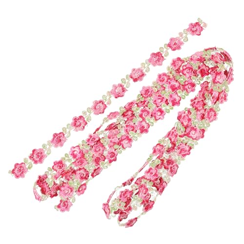 HEALSOPTHY Accessoires Aus Spitze Zubehör Blumenband Schier Geschenkband Spitzenborte Selber Nähen Diy Wasserlösliche Blumenstreifen Spitzenbesatz Nähen Von Diy Dekorationen Milchseide von HEALSOPTHY