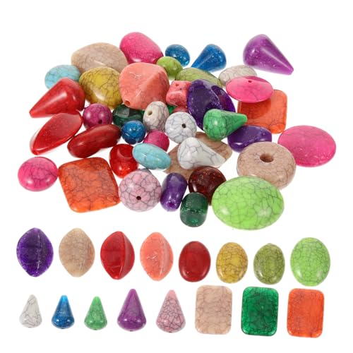 HEALSOPTHY Acryl Spacer Beads für Schmuckherstellung Lose DIY Perlen Langlebige Bruchfeste Perlen für Armbänder Halsketten und Kreative Bastelprojekte von HEALSOPTHY