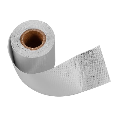 HEALSOPTHY Aluminiumfolie Klebeband Hitzebeständig Isolierband für Lüftungskanäle Abgasrohre Industrie Langlebig Vielseitig Einfach Zuschneidbar Silber HEALSOPTHY Aluminiumfolie Klebeband Hitzebeständig Isolierband für Lüftungskanäle Abgasrohre Industrie Langlebig Vielseitig Einfach Zuschneidbar Silber von HEALSOPTHY