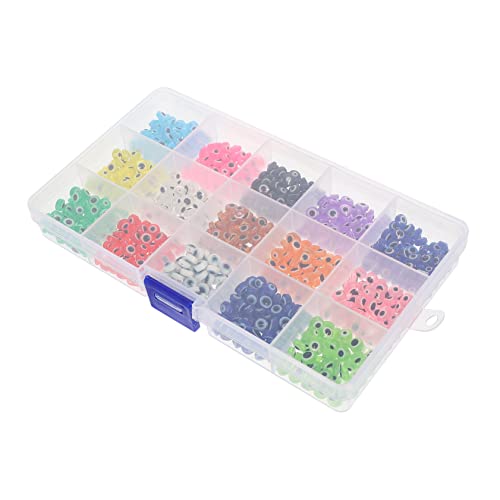 HEALSOPTHY Augen Harz Charms DIY Schmuckperlen für Armbänder Anhänger für Handgefertigte Accessoires Starkes und Langlebiges Material Vielseitig von HEALSOPTHY