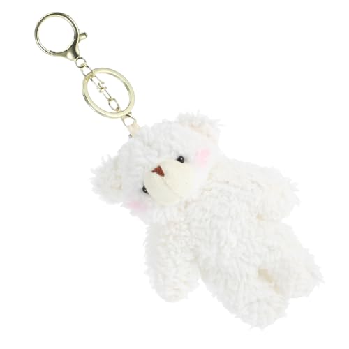 HEALSOPTHY Bär Schlüsselanhänger Plüschschlüsselanhänger Für Rucksäcke Ästhetischer Schlüsselbund Schlüsselanhänger Plüsch Tasche Schlüsselanhänger Kawaii Schlüsselanhänger Legierung Weiß HEALSOPTHY Bär Schlüsselanhänger Plüschschlüsselanhänger Für Rucksäcke Ästhetischer Schlüsselbund Schlüsselanhänger Plüsch Tasche Schlüsselanhänger Kawaii Schlüsselanhänger Legierung Weiß von HEALSOPTHY