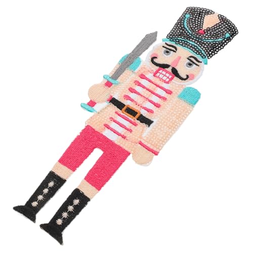 HEALSOPTHY Bestickter Aufnäher Nutcracker zum Aufbügeln Festliche Stoffpatches für Jeans und Jacken Langlebige DIY Applikation für Kleidung und Schuhe Einfache Anbringung ohne Nähen HEALSOPTHY Bestickter Aufnäher Nutcracker zum Aufbügeln Festliche Stoffpatches für Jeans und Jacken Langlebige DIY Applikation für Kleidung und Schuhe Einfache Anbringung ohne Nähen von HEALSOPTHY