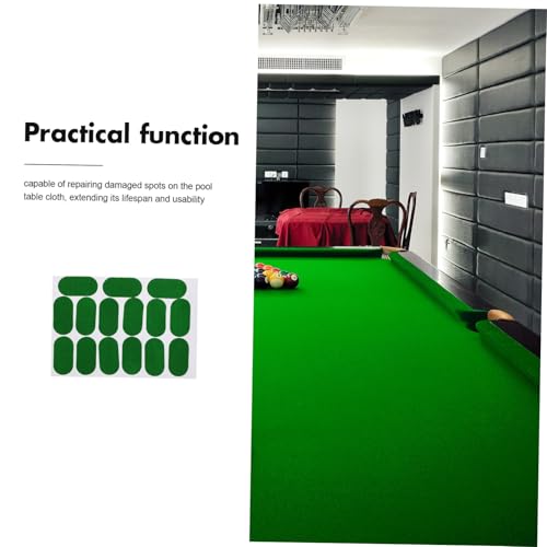 HEALSOPTHY Billardtisch Reparaturset Snooker Tischdecken Flicken Präzise Markierungspunkte für Queue ball Position Langlebiger Pool tisch Schutz für privaten Clubeinsatz von HEALSOPTHY