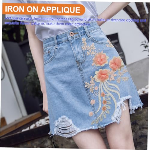 HEALSOPTHY Blüten patches zum Aufbügeln und Nähen Vintage Stickerei Applikationen für Kleidung Taschen Schuhe und DIY Modische Dekorative Textilflicken zum Abdecken von Flecken HEALSOPTHY Blüten patches zum Aufbügeln und Nähen Vintage Stickerei Applikationen für Kleidung Taschen Schuhe und DIY Modische Dekorative Textilflicken zum Abdecken von Flecken von HEALSOPTHY