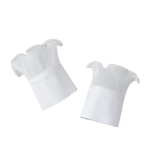 HEALSOPTHY Bouffante Perlen Spitzen Manschetten Damen Abnehmbare Falsche Ärmel Manschetten Braut Handgelenk Schmuck für Hochzeitskleider Kostüm Cosplay und Festliche Anlässe HEALSOPTHY Bouffante Perlen Spitzen Manschetten Damen Abnehmbare Falsche Ärmel Manschetten Braut Handgelenk Schmuck für Hochzeitskleider Kostüm Cosplay und Festliche Anlässe von HEALSOPTHY