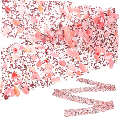 HEALSOPTHY Breites Zuschneidbares Kristall Dekoband Hitzebeständiges Stabiles Strassband für Hochzeitskleider Kostüme Schuhe Taschen DIY Bastelverzierung von HEALSOPTHY