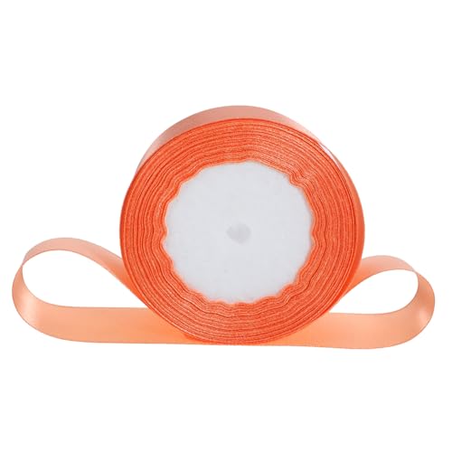 HEALSOPTHY Champagnerfarbenes Satinband Vielseitiges Geschenkband für DIY Verpackung Hochzeitsdeko Blumensträuße Partyaccessoires Schleifen und Festtagsdekorationen von HEALSOPTHY