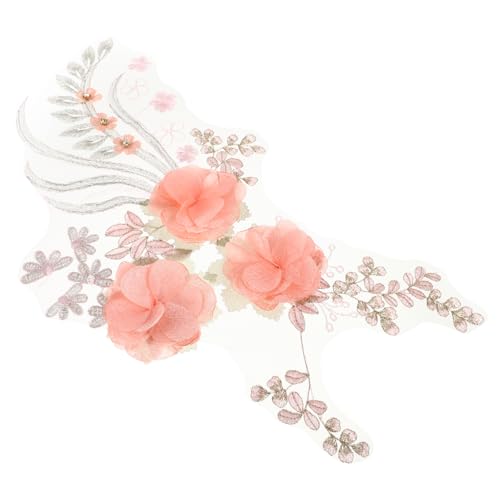 HEALSOPTHY Craft-Patches Stickerei Verzierungen Applikationen zum Nähen von Blumen trimmen Dekoration Blumen- stoffblumen stoffblüten Patches nähen Kleiderflicken von HEALSOPTHY