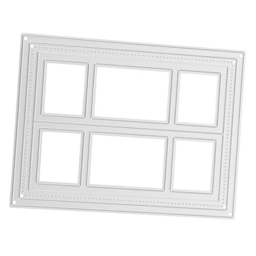 HEALSOPTHY DIY Craft Metall-stanzformen Für Scrapbooking 3d-hintergrundrahmen Prägevorlagen Kohlenstoffstahl-schablonen Kartenherstellungswerkzeuge von HEALSOPTHY
