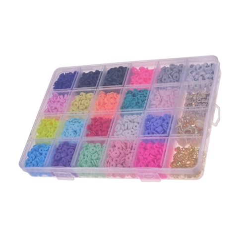 HEALSOPTHY Titel Farben Polymer Clay Perlen Diy Bastelperlen Für Armband Und Schmuckherstellung Boho Stil Zubehör Für Kreative Projekte von HEALSOPTHY