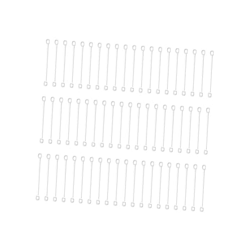 HEALSOPTHY DIY Ohrring Zubehör Weiß K Verbindungsstäbe Metall Ohrring Materialien für Sterling und Fashion Earrings Schmuckherstellung von HEALSOPTHY