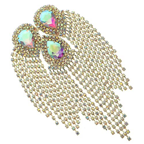 HEALSOPTHY DIY Quaste Applikationspatch mit Strass für Kleidung Handgemachte Brosche zur Dekoration von Jacken Schuhen und Accessoires Gold Ab Farben HEALSOPTHY DIY Quaste Applikationspatch mit Strass für Kleidung Handgemachte Brosche zur Dekoration von Jacken Schuhen und Accessoires Gold Ab Farben von HEALSOPTHY