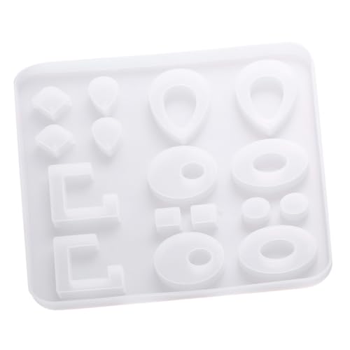 HEALSOPTHY DIY Schmuckformen aus Langlebigem Silikon Kreative Epoxidharz Schmuckherstellung für Halsketten Ohrringe und Anhänger Praktische Bastel schmuckform für Zuhause und Studio Weiß HEALSOPTHY DIY Schmuckformen aus Langlebigem Silikon Kreative Epoxidharz Schmuckherstellung für Halsketten Ohrringe und Anhänger Praktische Bastel schmuckform für Zuhause und Studio Weiß von HEALSOPTHY