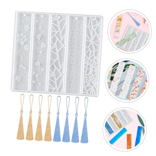 HEALSOPTHY DIY Silikon Lesezeichen Form Teilig mit Quasten Anhänger für Basteln Epoxidharz Formen für Buchliebhaber und DIY HEALSOPTHY DIY Silikon Lesezeichen Form Teilig mit Quasten Anhänger für Basteln Epoxidharz Formen für Buchliebhaber und DIY von HEALSOPTHY