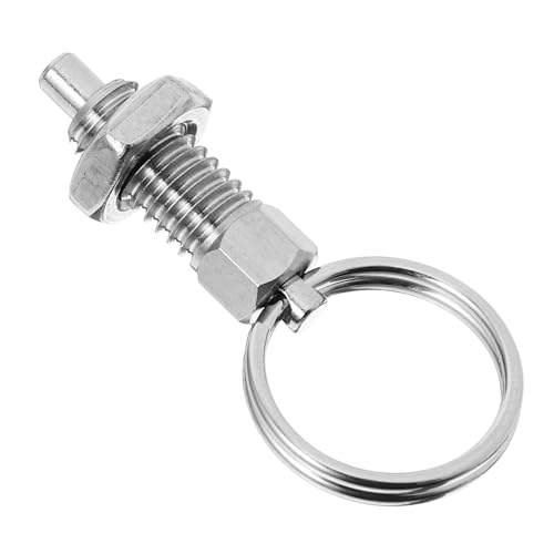 HEALSOPTHY Edelstahl Federbolzen mit Zugring Selbstsichernder Federstecker für Anhängertore Vielseitiger Federstahl Rastbolzen Langlebig Korrosionsbeständig für Industrie und Maschinenbau HEALSOPTHY Edelstahl Federbolzen mit Zugring Selbstsichernder Federstecker für Anhängertore Vielseitiger Federstahl Rastbolzen Langlebig Korrosionsbeständig für Industrie und Maschinenbau von HEALSOPTHY
