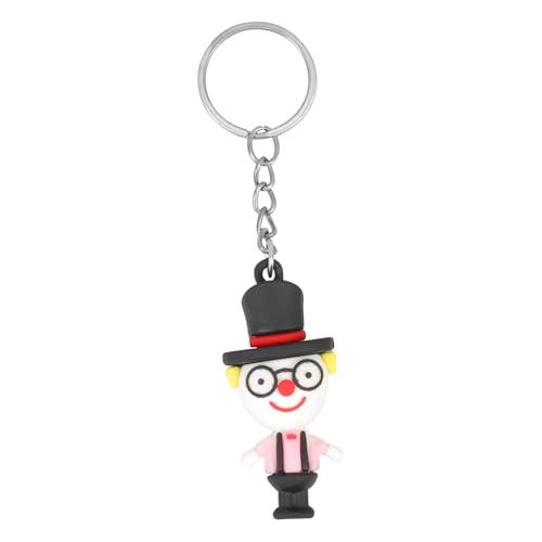 HEALSOPTHY Einzigartiger Clown Schlüsselanhänger Kleine Karikatur Figur Schlüsselring Taschenanhänger Robust Für Damen Geschenkidee Party Dekoration von HEALSOPTHY