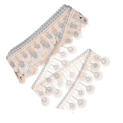 HEALSOPTHY Elegantes Polyester Gardinenband Bestickter Tüllbesatz für DIY Nähen Vielseitiges Vorhang und Dekorationszubehör Geeignet für Heim Hochzeit Fest und Handarbeit HEALSOPTHY Elegantes Polyester Gardinenband Bestickter Tüllbesatz für DIY Nähen Vielseitiges Vorhang und Dekorationszubehör Geeignet für Heim Hochzeit Fest und Handarbeit von HEALSOPTHY