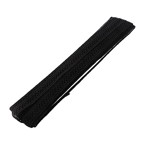 HEALSOPTHY Elegantes Schwarzes Spitzenband mit Blumenmuster und Quasten Dekoratives Spitzenstoff Band für Hochzeitskleider DIY Bortenband zum Nähen und Verzieren HEALSOPTHY Elegantes Schwarzes Spitzenband mit Blumenmuster und Quasten Dekoratives Spitzenstoff Band für Hochzeitskleider DIY Bortenband zum Nähen und Verzieren von HEALSOPTHY