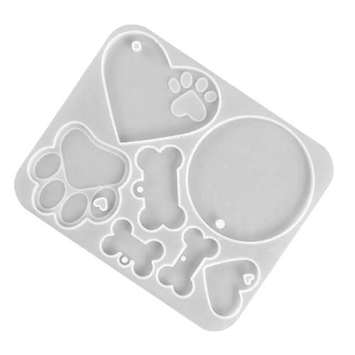 HEALSOPTHY Epoxidharz Silikonform Hundeknochen Anhänger Gießform für DIY Haustier Basteln Anfängerfreundlich Langlebig Vielseitig Kreativ Haustieranhänger Zubehör HEALSOPTHY Epoxidharz Silikonform Hundeknochen Anhänger Gießform für DIY Haustier Basteln Anfängerfreundlich Langlebig Vielseitig Kreativ Haustieranhänger Zubehör von HEALSOPTHY