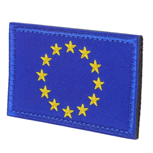 HEALSOPTHY Europäische Union Flagge Patch mit Besticktes Eu Flaggen Abzeichen aus Strapazierfähigem Nylon Dekorativer Aufnäher für Kleidung Rucksack Hut Vielseitiges Eu Flagge Accessoire HEALSOPTHY Europäische Union Flagge Patch mit Besticktes Eu Flaggen Abzeichen aus Strapazierfähigem Nylon Dekorativer Aufnäher für Kleidung Rucksack Hut Vielseitiges Eu Flagge Accessoire von HEALSOPTHY