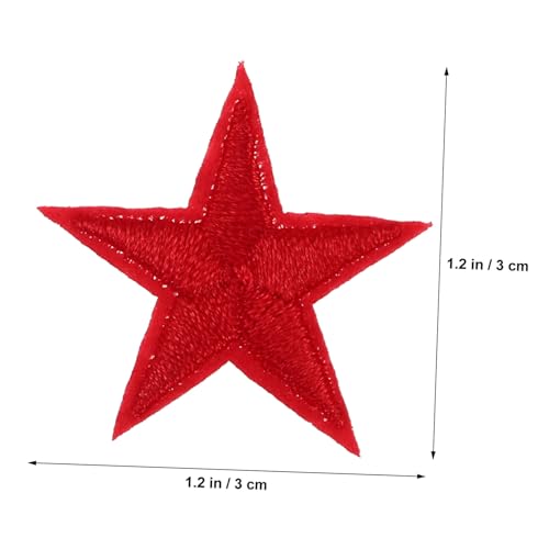 HEALSOPTHY Farben Stern Bügelbilder Patches aus Polyester Langlebige Aufnäher zum Aufbügeln und Aufnähen für Kleidung Rucksäcke DIY Dekoration Einfache Anwendung Kreative Sterne von HEALSOPTHY