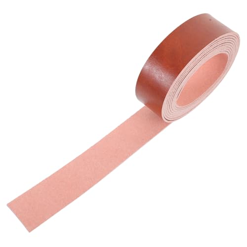 HEALSOPTHY Faux Leather Strip Braun Vielseitiges DIY Lederband für Handwerk Schmuck und Taschen Hochwertiges Langlebiges Material für Kreative Lederarbeiten von HEALSOPTHY
