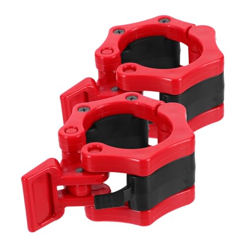 HEALSOPTHY Fitness Langhantel Clips Schnellverschluss Klemmen Paar für Kurzhantel Langhantel Verstellbar Platzsparend Schnelles Fixieren für Fitnessstudio und Zuhause von HEALSOPTHY