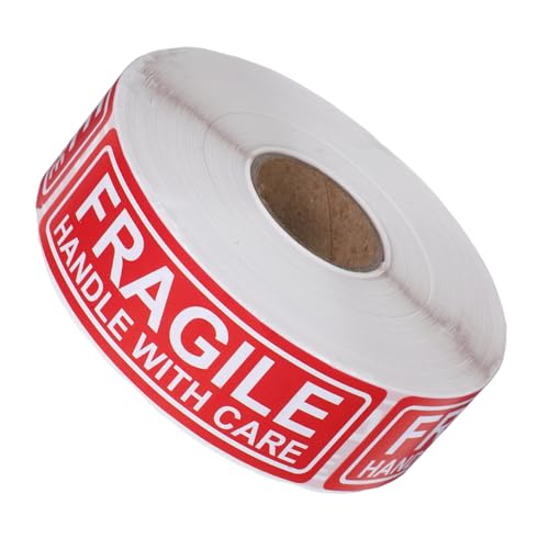 HEALSOPTHY Fragile Warnaufkleber Selbstklebend für Zerbrechliche Glaswaren Verpackungsetiketten Versandaufkleber Vorsicht Handle With Care Sticker für Sicheren Transport HEALSOPTHY Fragile Warnaufkleber Selbstklebend für Zerbrechliche Glaswaren Verpackungsetiketten Versandaufkleber Vorsicht Handle With Care Sticker für Sicheren Transport von HEALSOPTHY