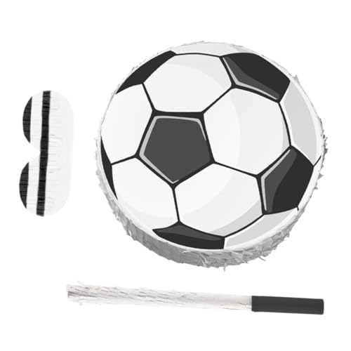 HEALSOPTHY Fußball Pinata Geburtstag Party Spiel mit und Augenbinde aus Robustem Karton Fußball Party Dekoration für Jungen Sport Mottoparty Zubehör HEALSOPTHY Fußball Pinata Geburtstag Party Spiel mit und Augenbinde aus Robustem Karton Fußball Party Dekoration für Jungen Sport Mottoparty Zubehör von HEALSOPTHY