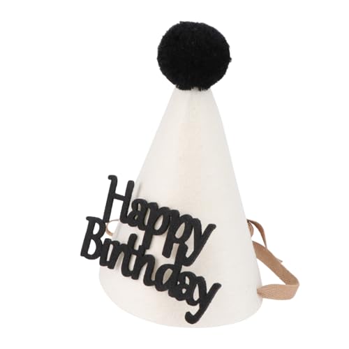 HEALSOPTHY Geburtstagshut Weiß mit Dicker Polsterung und Bommel Partydeko für Kindergeburtstag Bequeme Kopfbedeckung und Vielseitiges Fotorequisit für Unvergessliche Feiermomente HEALSOPTHY Geburtstagshut Weiß mit Dicker Polsterung und Bommel Partydeko für Kindergeburtstag Bequeme Kopfbedeckung und Vielseitiges Fotorequisit für Unvergessliche Feiermomente von HEALSOPTHY