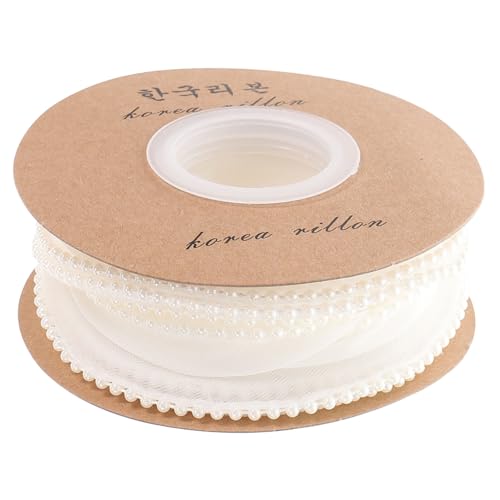 HEALSOPTHY Geschenkband Perlen Breites Strapazierfähiges Dekoband für Hochzeiten DIY und Floristik Perlenweiß Yards Verpacken und Dekorieren von Geschenken Boxen für Partys HEALSOPTHY Geschenkband Perlen Breites Strapazierfähiges Dekoband für Hochzeiten DIY und Floristik Perlenweiß Yards Verpacken und Dekorieren von Geschenken Boxen für Partys von HEALSOPTHY