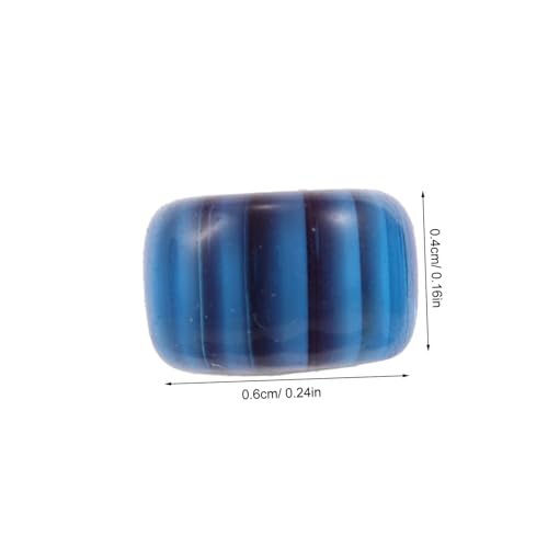 HEALSOPTHY Glasperlen Strang Gestreifte Lose Glas-kürbisperlen für Schmuckherstellung DIY Armband Halskettenperlen Farbenfrohe Bastelperlen für Anfänger und Kreative von HEALSOPTHY