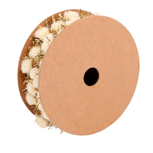 HEALSOPTHY Glitter Pompom Band Gold Flauschige Weihnachts Dekorationsschnur für DIY Bastelprojekte Geschenkverpackung Party und Christbaumschmuck HEALSOPTHY Glitter Pompom Band Gold Flauschige Weihnachts Dekorationsschnur für DIY Bastelprojekte Geschenkverpackung Party und Christbaumschmuck von HEALSOPTHY