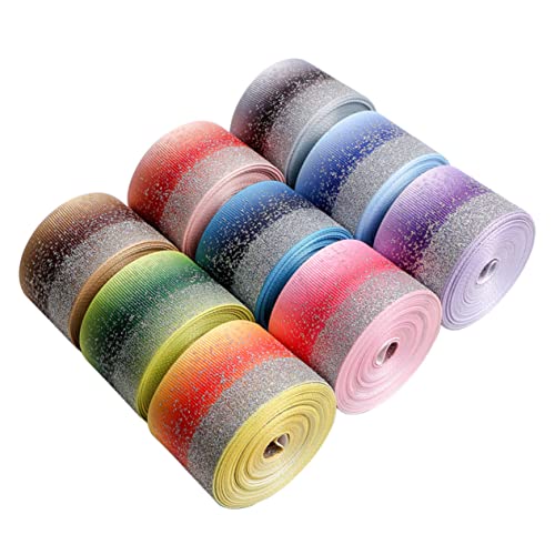 HEALSOPTHY Glitzer Grosgrain Band Schwarz Diy Gradient Farbband für Hochzeiten Partys und Bastelprojekte Yards pro Rolle zum Einpacken und Dekorieren HEALSOPTHY Glitzer Grosgrain Band Schwarz Diy Gradient Farbband für Hochzeiten Partys und Bastelprojekte Yards pro Rolle zum Einpacken und Dekorieren von HEALSOPTHY