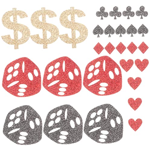 HEALSOPTHY Glitzernde Poker Tischkonfetti für Themenpartys Dekorative Tischstreu für Einladungen Geburtstagsfeiern für Festliche Anlässe HEALSOPTHY Glitzernde Poker Tischkonfetti für Themenpartys Dekorative Tischstreu für Einladungen Geburtstagsfeiern für Festliche Anlässe von HEALSOPTHY