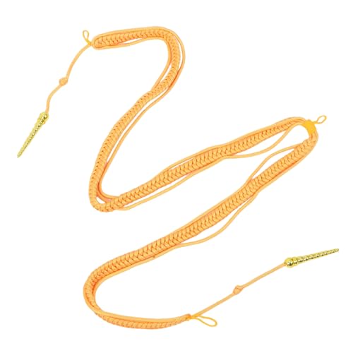 HEALSOPTHY Goldene Aiguillette Schulterkordel Traditionsreich Geflochtene Schulterklappen Für Offizielle Kleidung Bühne Band Zubehör von HEALSOPTHY