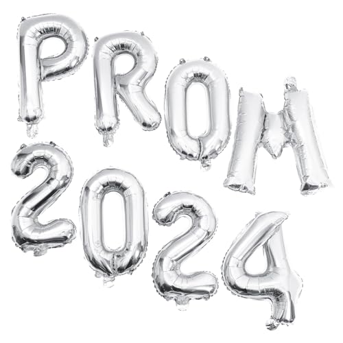 HEALSOPTHY Graduation Party Dekoration Set Silber Prom Folienballons Kreative Abschlussfeier Luftballons Einfache Dekoration Fotorequisite für Abschlussfeier und Party HEALSOPTHY Graduation Party Dekoration Set Silber Prom Folienballons Kreative Abschlussfeier Luftballons Einfache Dekoration Fotorequisite für Abschlussfeier und Party von HEALSOPTHY