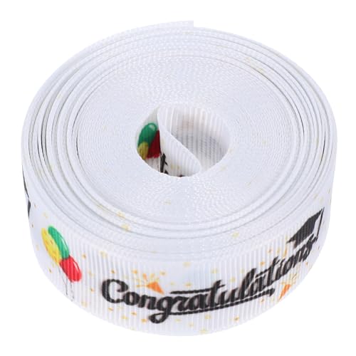 HEALSOPTHY Graduationsschleifenband Breit DIY Geschenkverpackungsband Farbintensiv Langlebig für Bastelprojekte und Dekoration HEALSOPTHY Graduationsschleifenband Breit DIY Geschenkverpackungsband Farbintensiv Langlebig für Bastelprojekte und Dekoration von HEALSOPTHY
