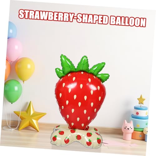 HEALSOPTHY Großer Aufblasbarer Erdbeerballon mit Realistischem Design Fruchtiges Partydeko Highlight für Kindergeburtstage und Sommerfeste Vielseitig Einsetzbar für Fotoaufnahmen HEALSOPTHY Großer Aufblasbarer Erdbeerballon mit Realistischem Design Fruchtiges Partydeko Highlight für Kindergeburtstage und Sommerfeste Vielseitig Einsetzbar für Fotoaufnahmen von HEALSOPTHY