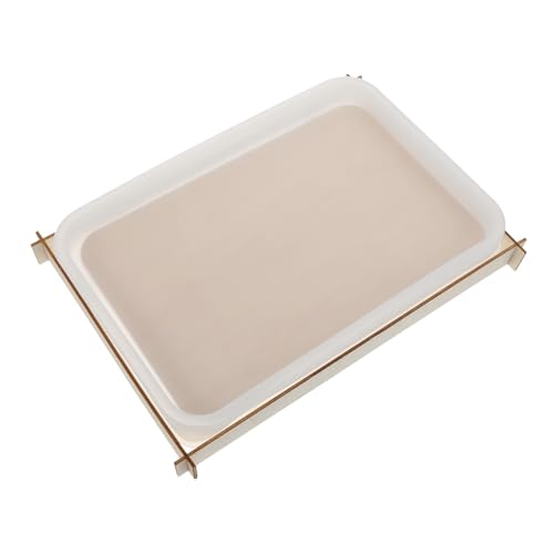 HEALSOPTHY Großes Quadratisches Silikon tablett form DIY Epoxidharz Gießform Wiederverwendbar Glatt Langlebig mit Holzständer für Kristallharz Aufbewahrungsbox Basteln HEALSOPTHY Großes Quadratisches Silikon tablett form DIY Epoxidharz Gießform Wiederverwendbar Glatt Langlebig mit Holzständer für Kristallharz Aufbewahrungsbox Basteln von HEALSOPTHY