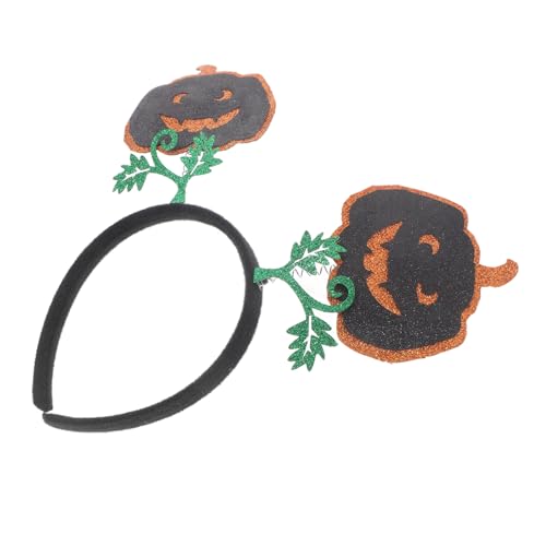 HEALSOPTHY Halloween Haarreif mit Kürbis und Grünen Blättern Dekoratives Haarband für Halloween Kostüme Party und Cosplay Einzigartiges Stirnband für Damen und Festlicher Haarschmuck HEALSOPTHY Halloween Haarreif mit Kürbis und Grünen Blättern Dekoratives Haarband für Halloween Kostüme Party und Cosplay Einzigartiges Stirnband für Damen und Festlicher Haarschmuck von HEALSOPTHY