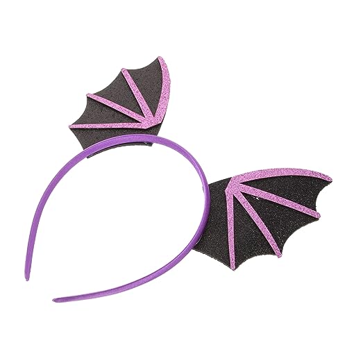 HEALSOPTHY Halloween Stirnband Fledermaus Flügel Haarreif für Damen Teens Party Halloween Kostüm Zubehör Festival Haaraccessoire von HEALSOPTHY