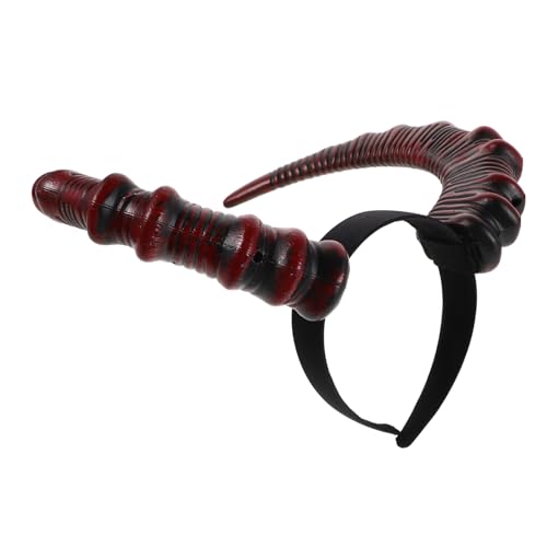 HEALSOPTHY Halloween Teufelshörner Haarreif Rot Leichter Cosplay Kopfschmuck mit Ziegenhörnern Komfortables Tierkostüm Stirnband für Damen Herren und Geeignet für Party Karneval Weihnachten HEALSOPTHY Halloween Teufelshörner Haarreif Rot Leichter Cosplay Kopfschmuck mit Ziegenhörnern Komfortables Tierkostüm Stirnband für Damen Herren und Geeignet für Party Karneval Weihnachten von HEALSOPTHY